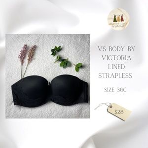 🛒DISPONIBLE 🛍️ ✨NEW WOT BODY By Victoria Secret  Lined Strapless Bra✨